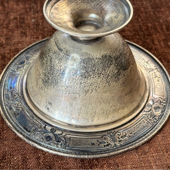 Sterling Silver Flower Arranger with Brass Screen - Picture 10 of 16